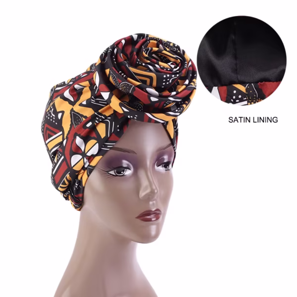 satin lining hairwrap (pre tied)